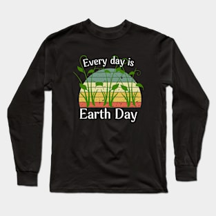 save the planet be a climate change warrior Long Sleeve T-Shirt